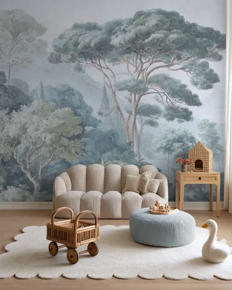Papier peint Forêt d'émeraude