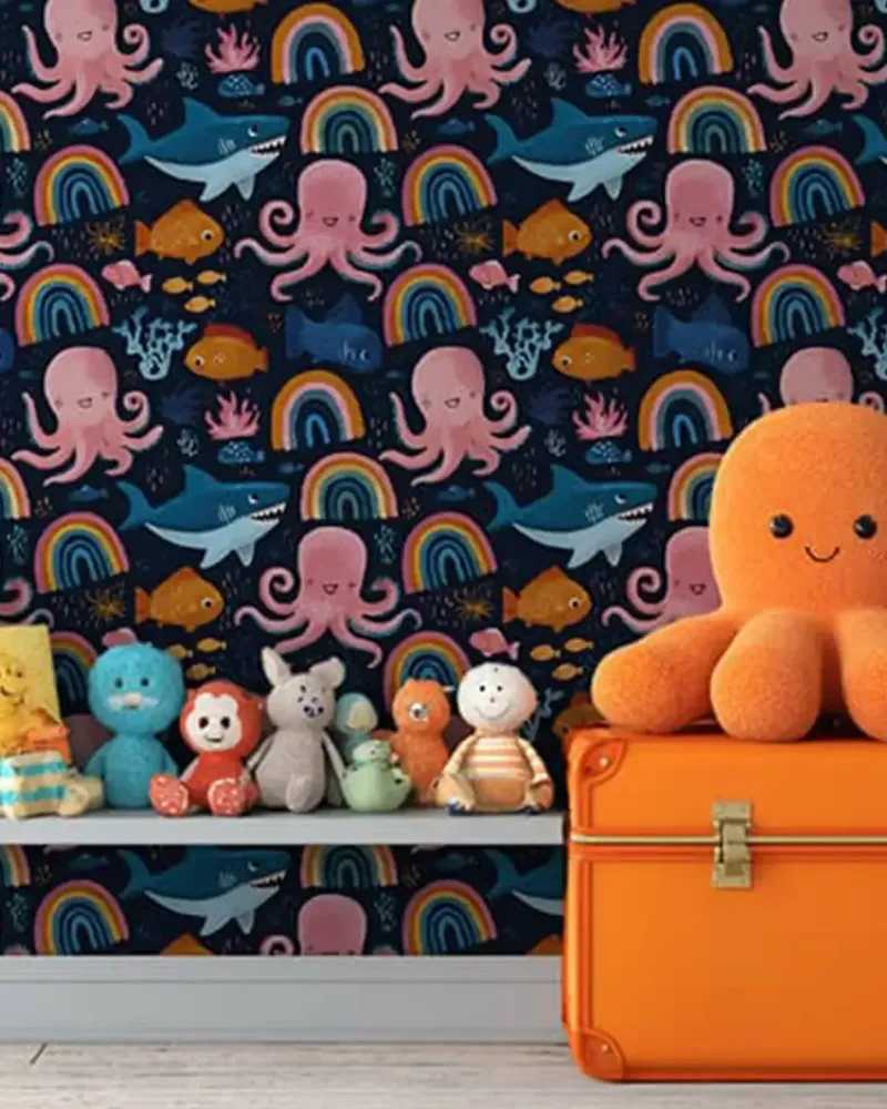 Papier-peint Octopus
