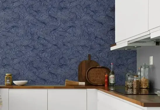 Papier peint pour la cuisine ultra résistant