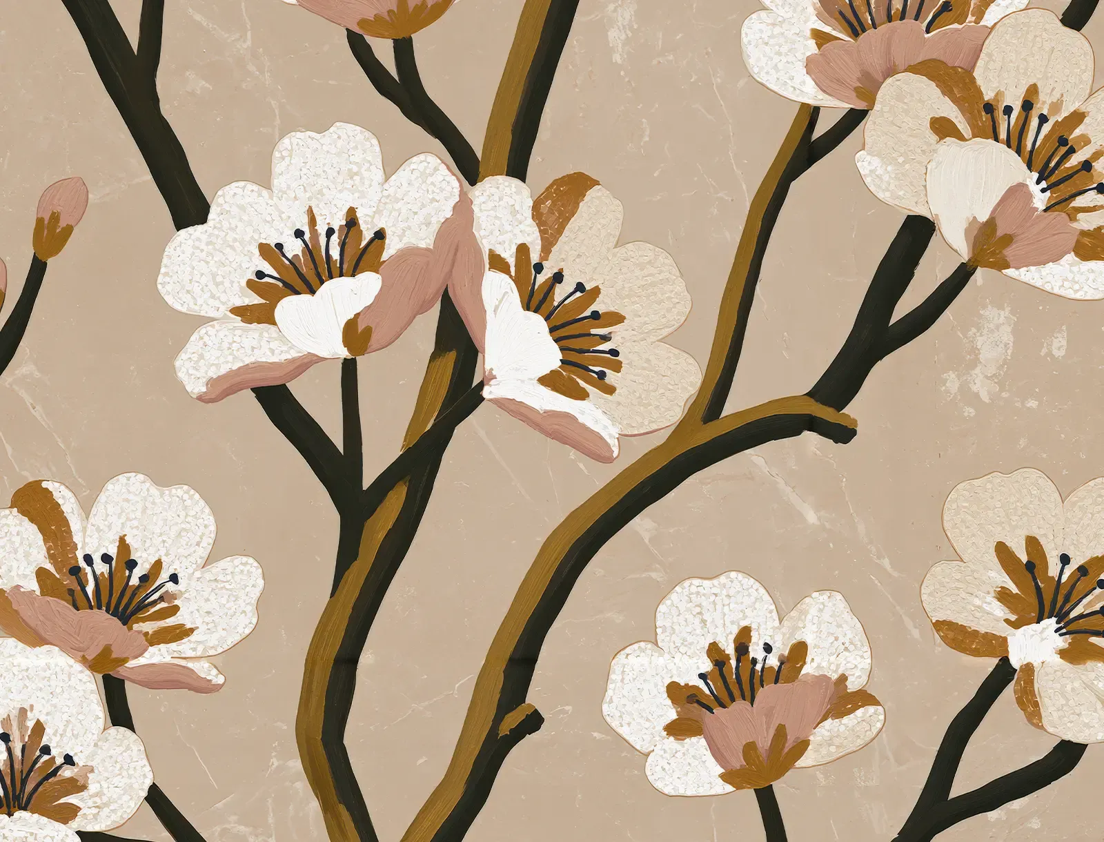 motif floral magnolia